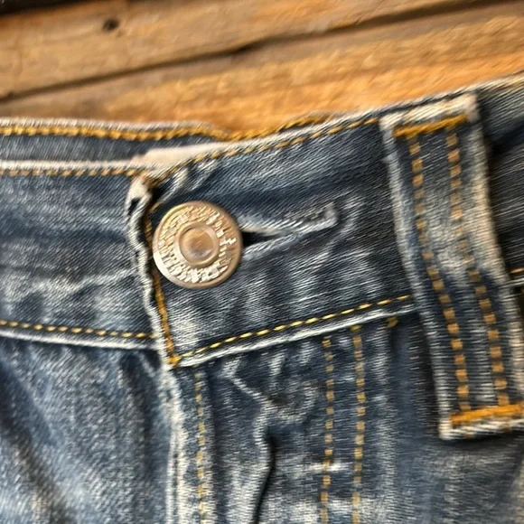 LEVIS Authentic 501 Buttonfly Cutoff Denim Jean Shorts - Picture 7 of 11